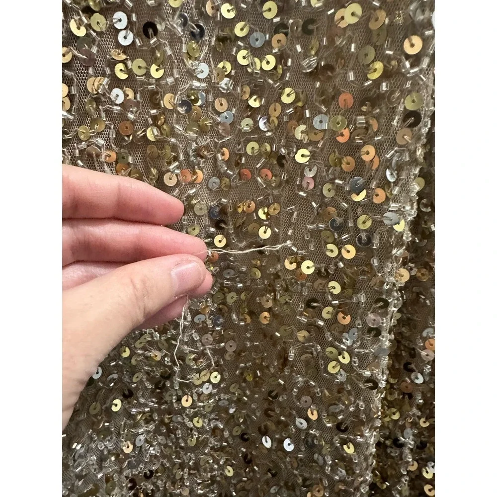 MAC DUGGAL Women's Sequined One Shoulder Evening Gown … - Picture 11 of 13